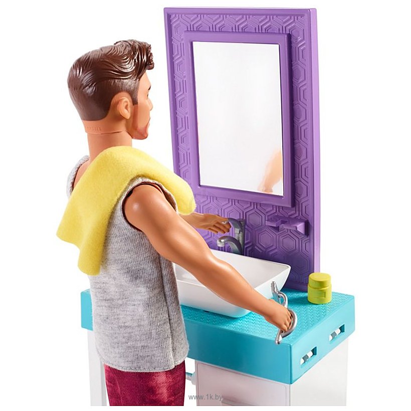 Фотографии Barbie Ken and Bathroom Playset FYK53