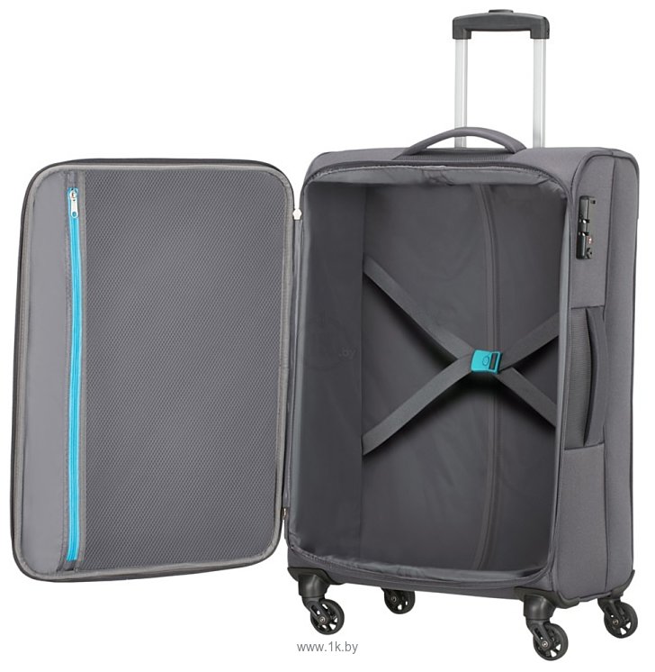 Фотографии American Tourister Heat Wave Charcoal Grey 68 см