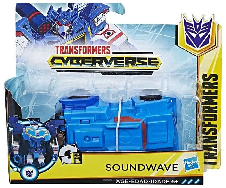 Фотографии Hasbro Transformers Cyberverse 1-Step Changer Soundwave E3524