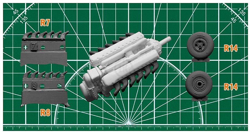 Фотографии ARK models AK 48008 Английский истребитель Супермарин «Спитфайр» Mk.IX