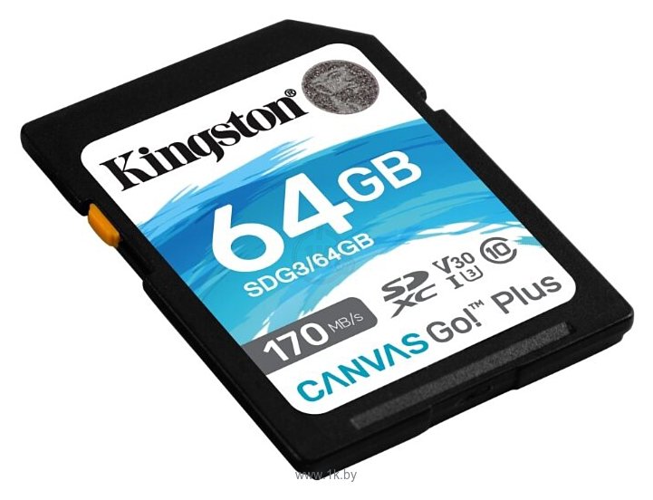 Фотографии Kingston Canvas Go! Plus SDXC 64GB