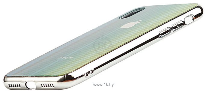 Фотографии EXPERTS Aurora Glass для Apple iPhone XS Max с LOGO (зеленый)