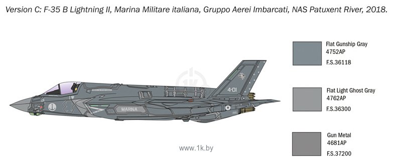 Фотографии Italeri 1425 F-35 B Lightning Ii Stovl Version