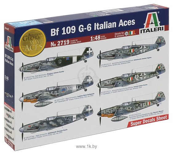 Фотографии Italeri 2719 Bf 109 G 6 Italian Aces
