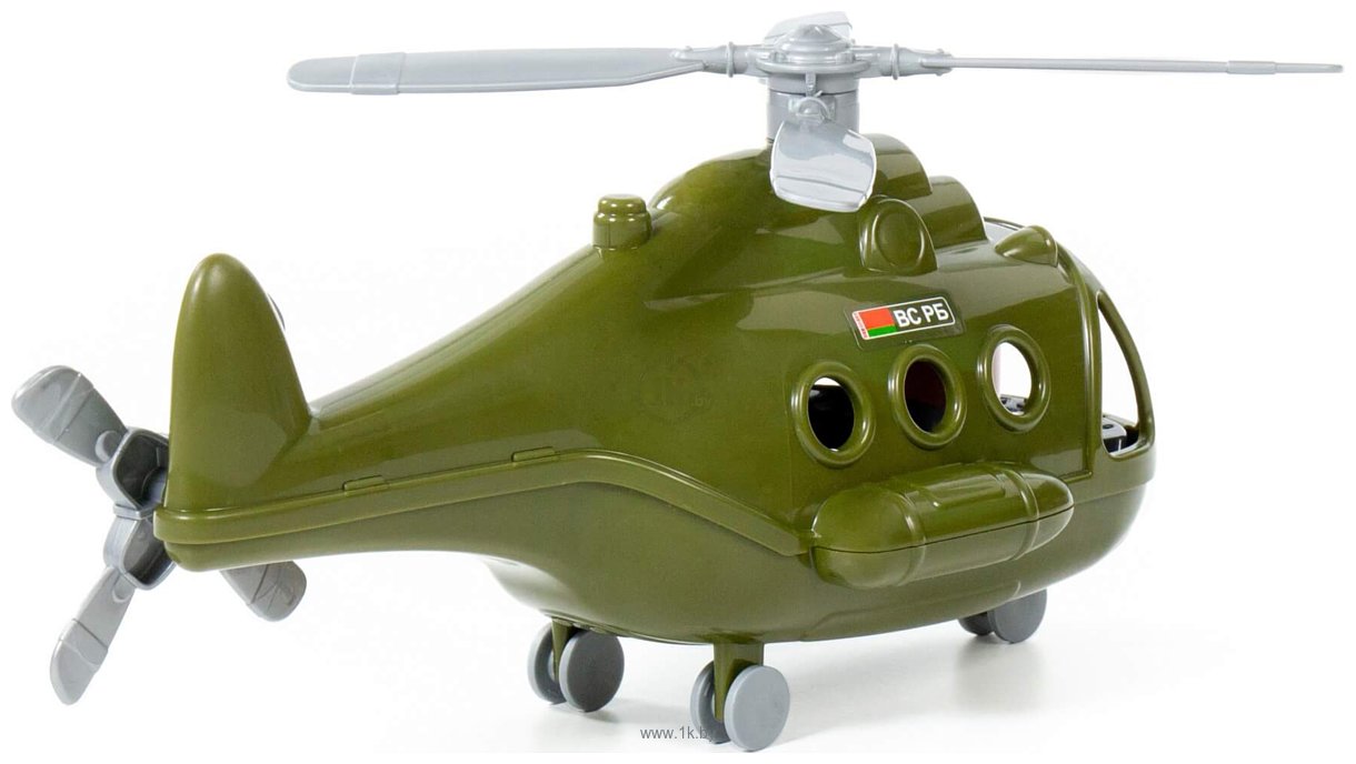 Фотографии Полесье Вертолет военный Альфа 68736 (зеленый)