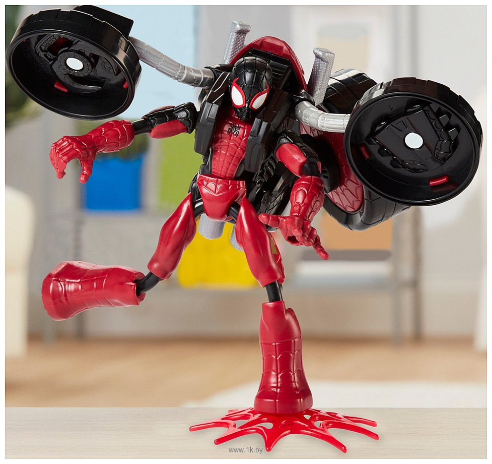 Фотографии Hasbro Человек-Паук на мотоцикле F02365L0