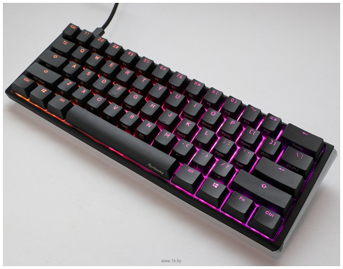 Фотографии Ducky One 3 Mini RGB black Cherry MX Silent Red