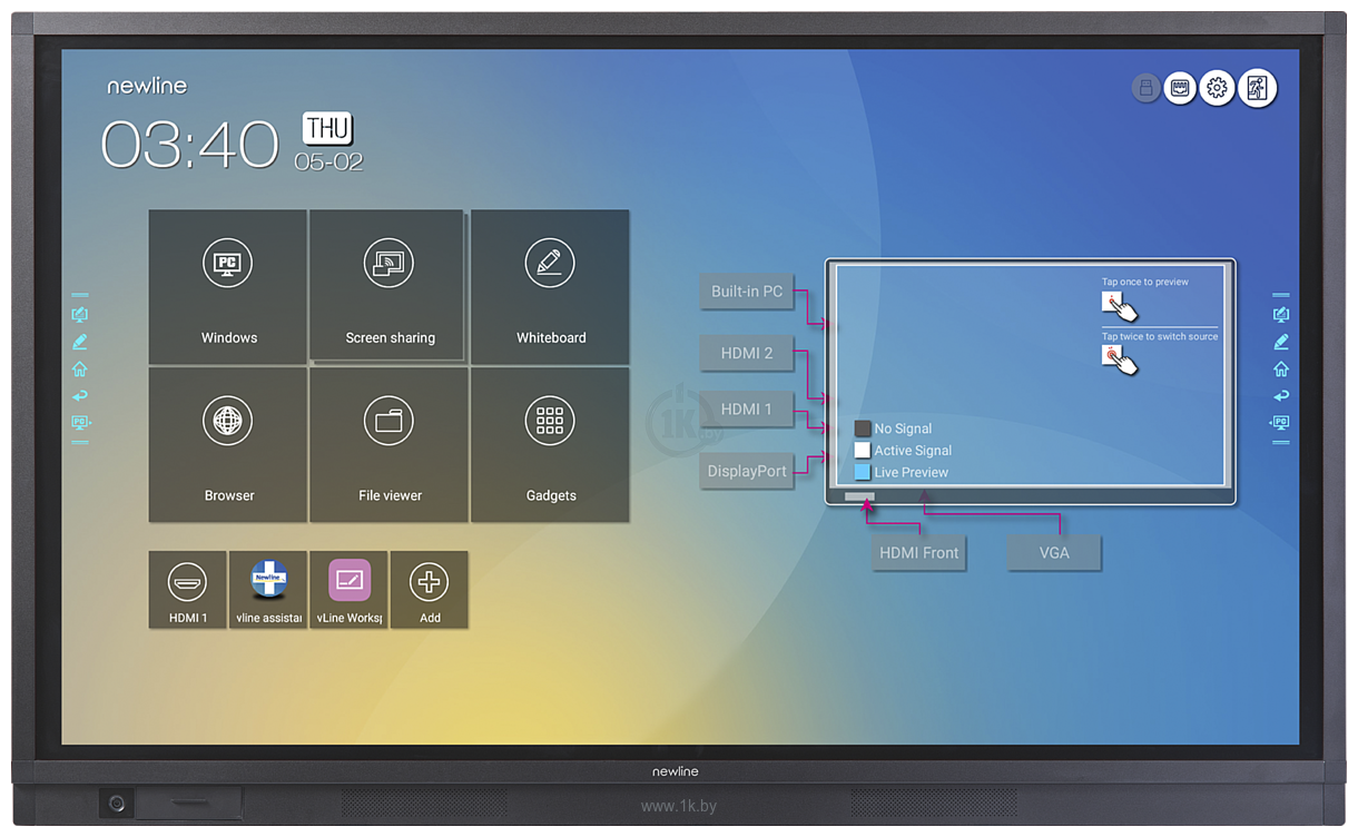 Ньюлайн. Newline TRUTOUCH TT-7518rs. Newline interactive Touch Screen TT-7519rs. Newline TT-7519rs. Newline TRUTOUCH TT-6517fb: 65 дюймов.