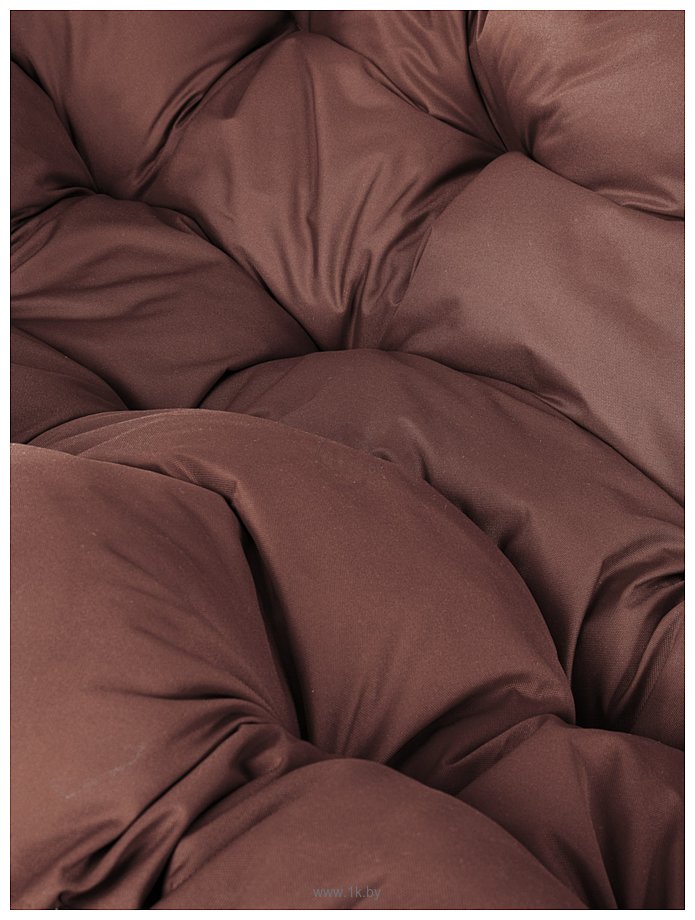 Фотографии M-Group Лежебока 11180205 (с коричневым ротангом/коричневая подушка)