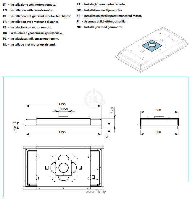 Фотографии Falmec Alba Design+ Island 120 WH