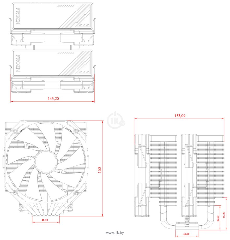 Фотографии ID-COOLING Frozn A720 Black