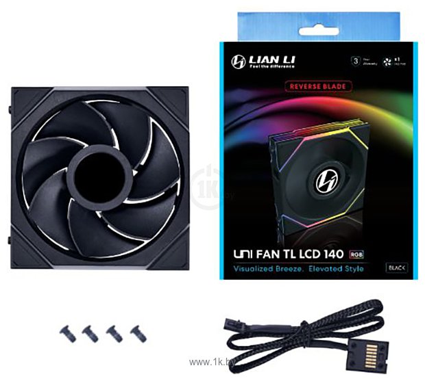 Фотографии Lian Li Uni Fan TL LCD 140 G99.14TLLCD1B.00