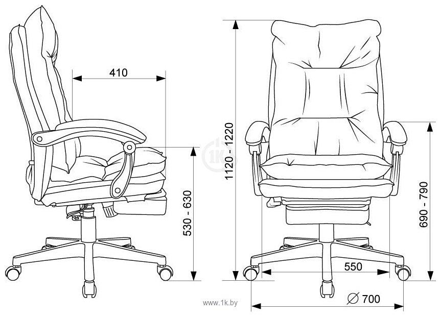 Фотографии Бюрократ CH-820MSG-F (светло-серый 38-404)