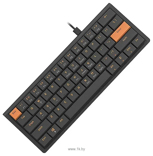 Фотографии Ajazz NKL61 black/orange, Low Profile Switch