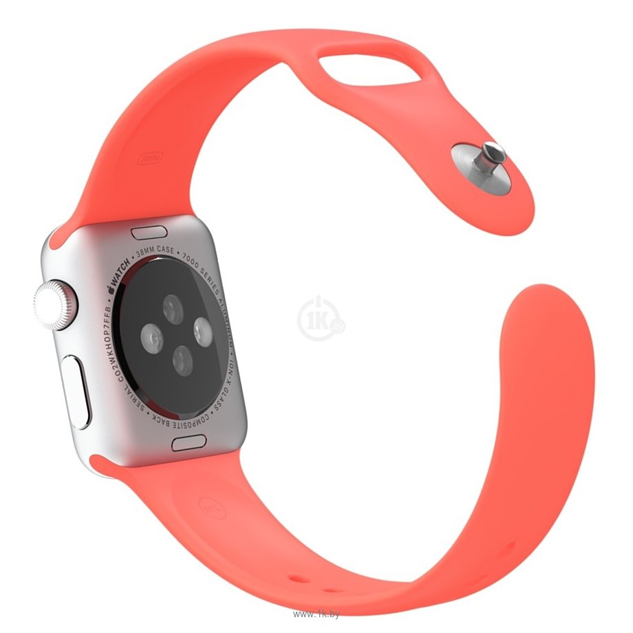 Фотографии Apple Watch Sport 38mm Silver with Pink Sport Band (MJ2W2)