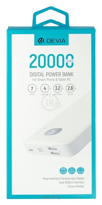 Фотографии Devia Digital Power Bank 20000 mAh