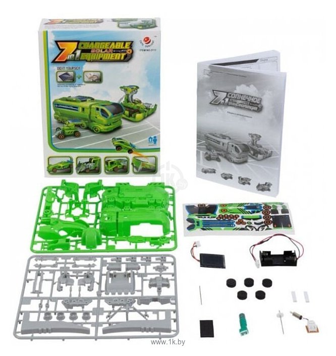 Фотографии CuteSunlight Toys Factory 2113 Changeable Solar Equipment 7 in 1