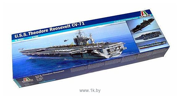 Фотографии Italeri 5531 Американский авианосец U.S.S. Roosevelt CVN-71