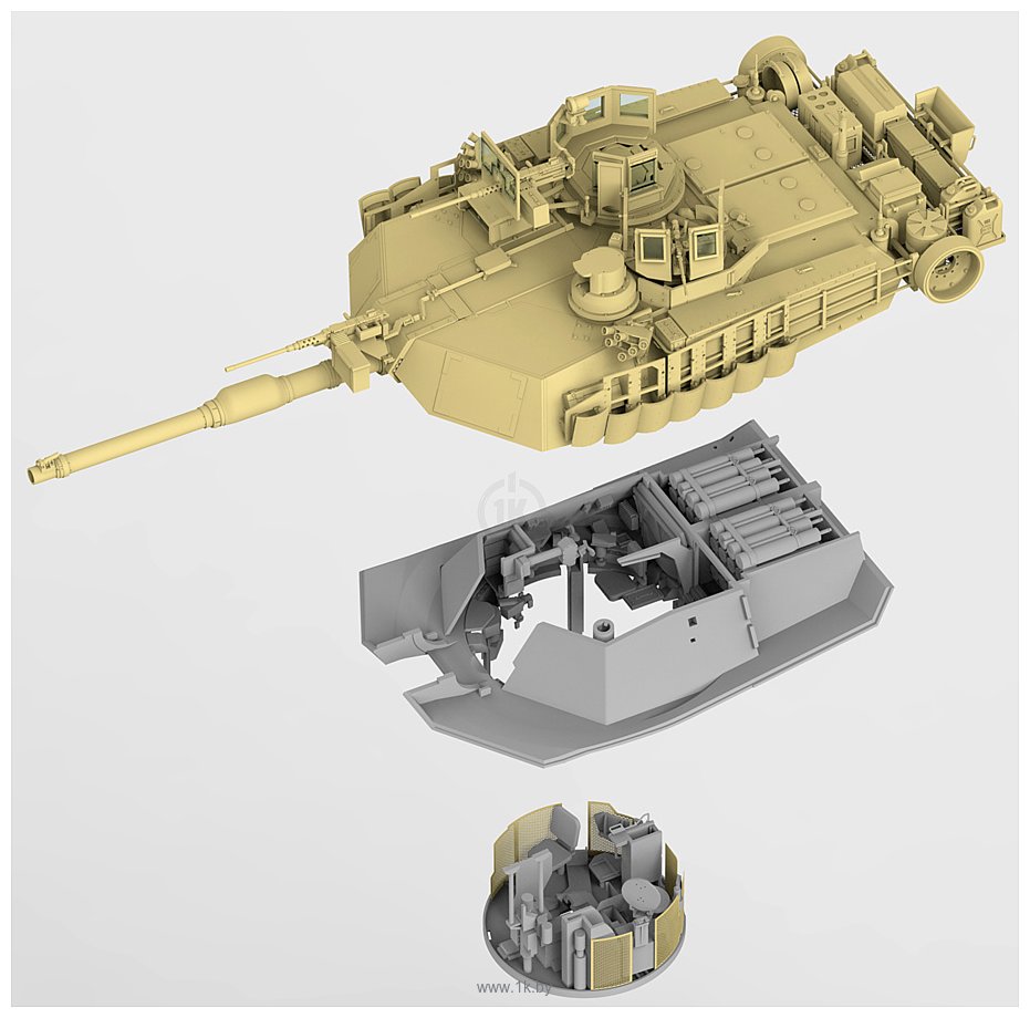 Фотографии Ryefield Model M1A2 SEP Abrams TUSK I /TUSK II with full interior 1/35 RM-5026