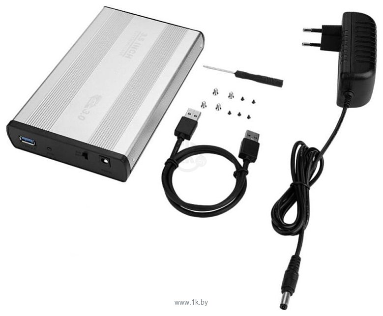 Фотографии USBTOP SATA – USB3.0 (серебристый, с блоком питания)