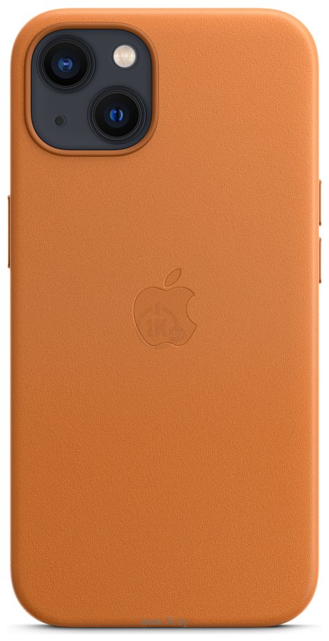 Фотографии Apple MagSafe Leather Case для iPhone 13 (золотистая охра)