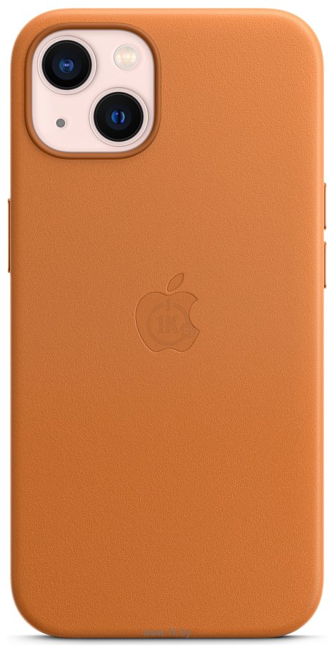 Фотографии Apple MagSafe Leather Case для iPhone 13 (золотистая охра)