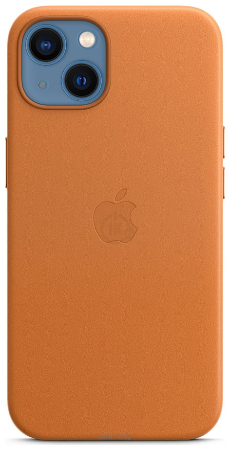 Фотографии Apple MagSafe Leather Case для iPhone 13 (золотистая охра)