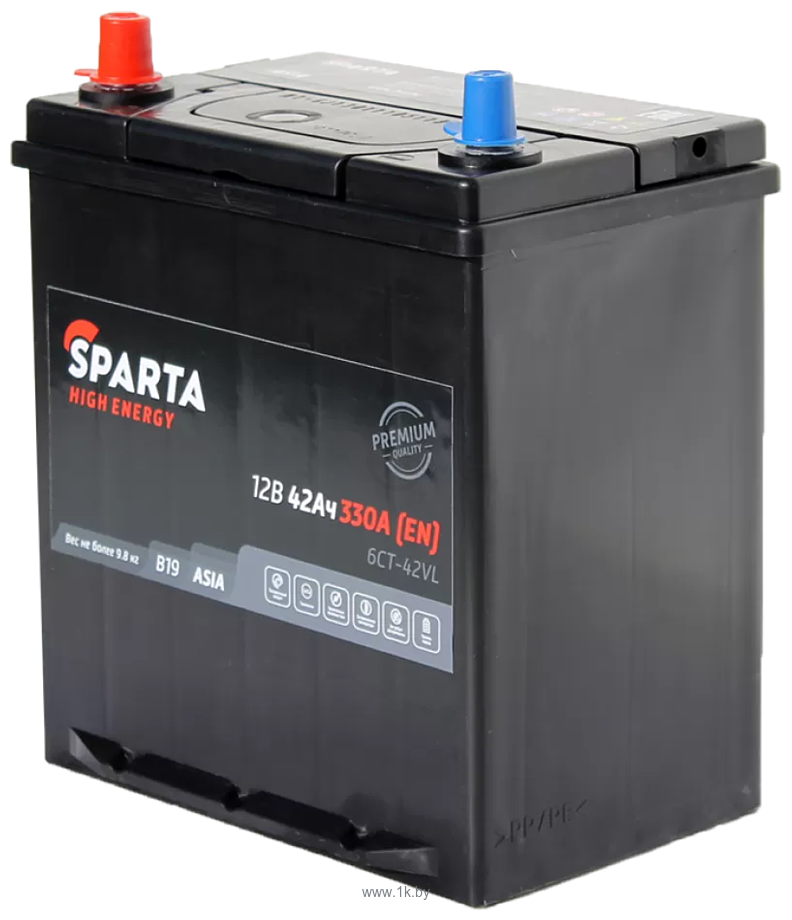 Фотографии Sparta High Energy Asia 6СТ-42 Рус 330A (42Ah)