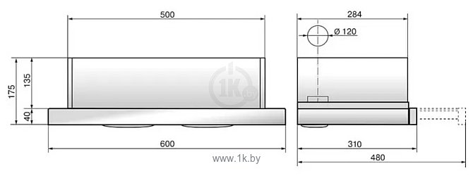 Фотографии ELIKOR Выдвижной блок H1M-GA 60 белый