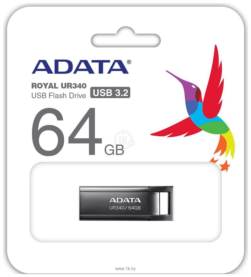 Фотографии ADATA UR340 USB3.2 64GB (AROY-UR340-64GBK)