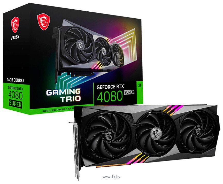 Фотографии MSI GeForce RTX 4080 Super 16G Gaming Trio