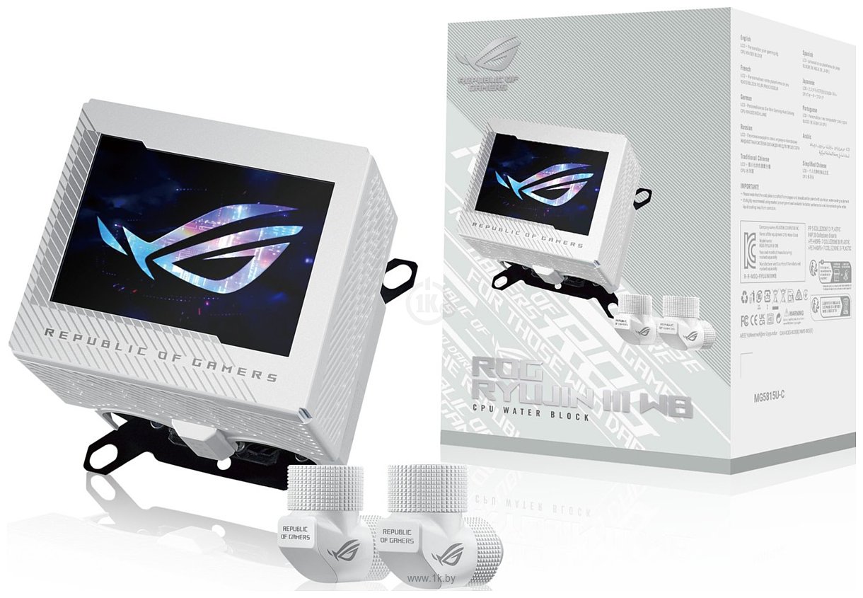 Фотографии ASUS ROG Ryujin III WB White Edition