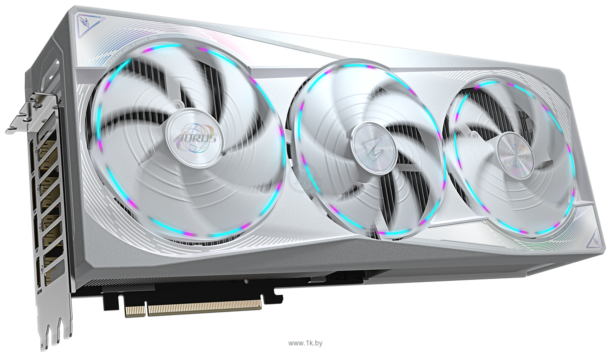 Фотографии GigaByte Aorus GeForce RTX 5080 Master Ice 16G (GV-N5080AORUSM ICE-16GD)