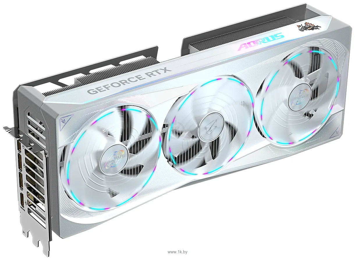 Фотографии GigaByte Aorus GeForce RTX 5080 Master Ice 16G (GV-N5080AORUSM ICE-16GD) Фотографии GigaByte Aorus GeForce RTX 5080 Master Ice 16G (GV-N5080AORUSM ICE-16GD)