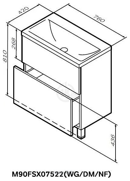 Фотографии AM.PM Gem M90-FSX0752-WC0752WG