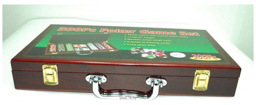 Фотографии Zez Набор для покера в чемодане 300 фишек с номиналом 6643-B1