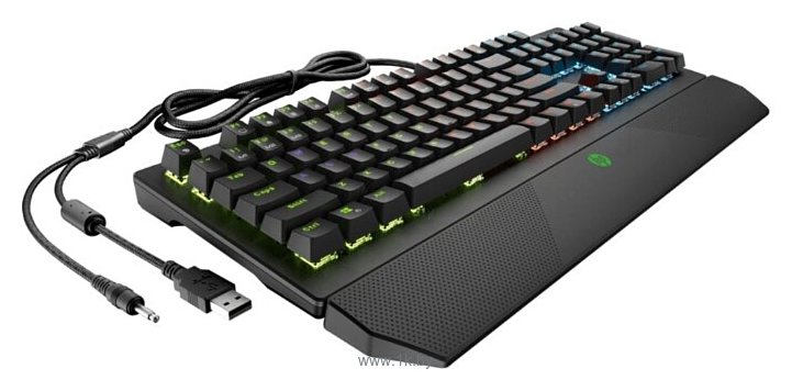 Фотографии HP Gaming Keyboard 800 5JS06AA black USB