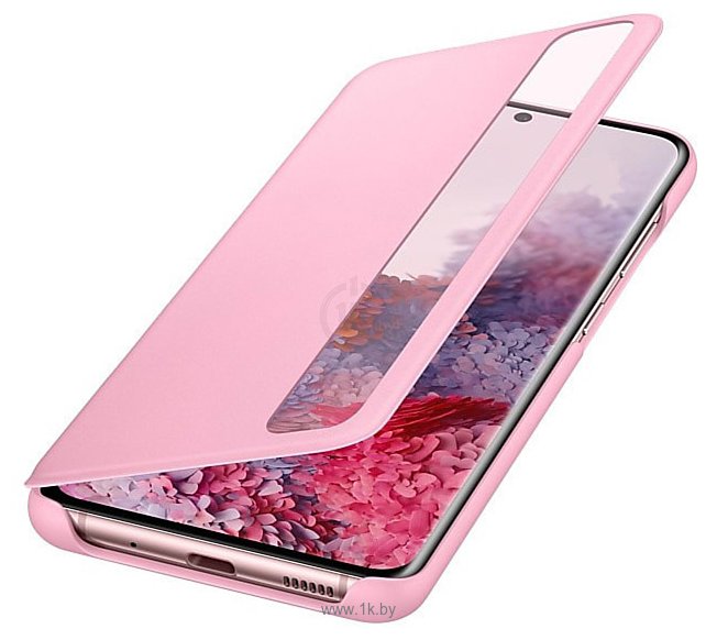 Фотографии Samsung Smart Clear View Cover для Galaxy S20 (розовый)