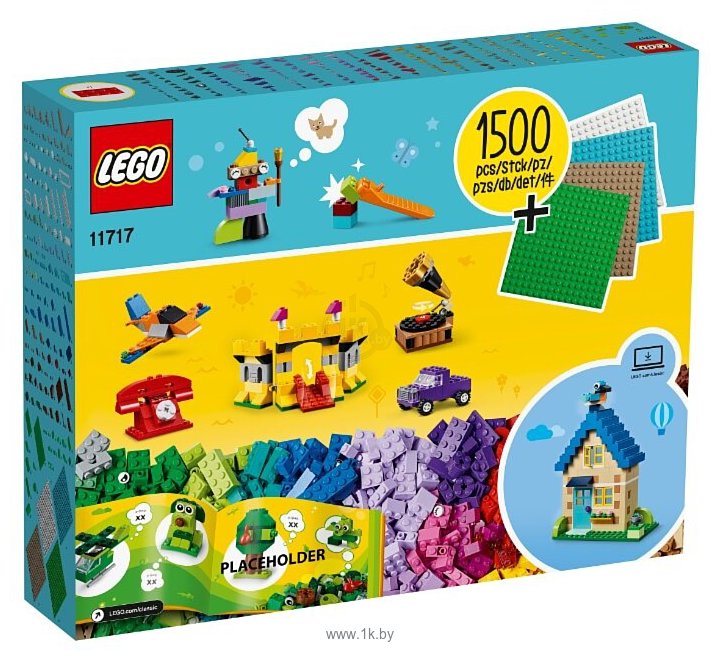 Фотографии LEGO Classic 11717 Кубики, кубики, пластины