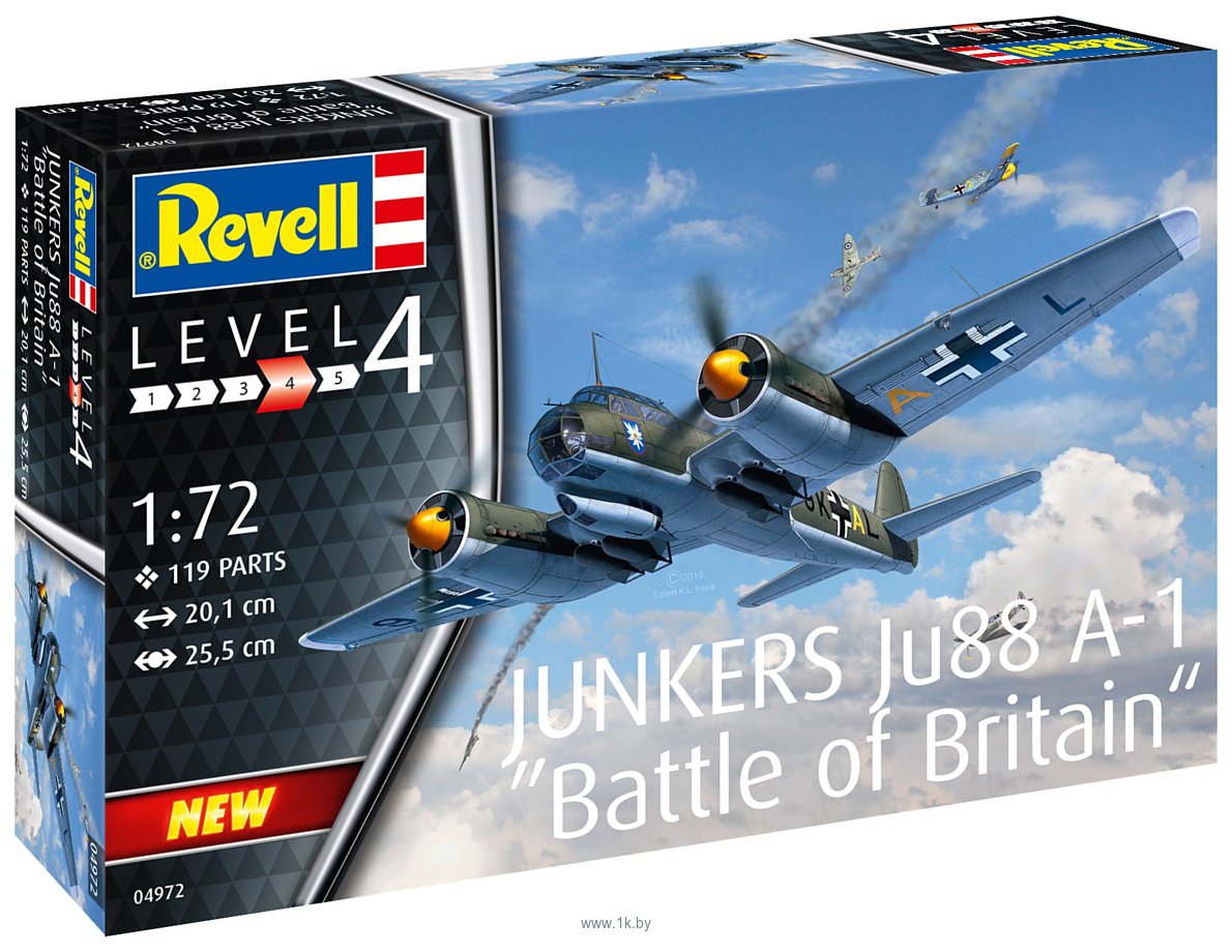 Фотографии Revell 04972 Junkers Ju 88 A-1 Battle of Britain