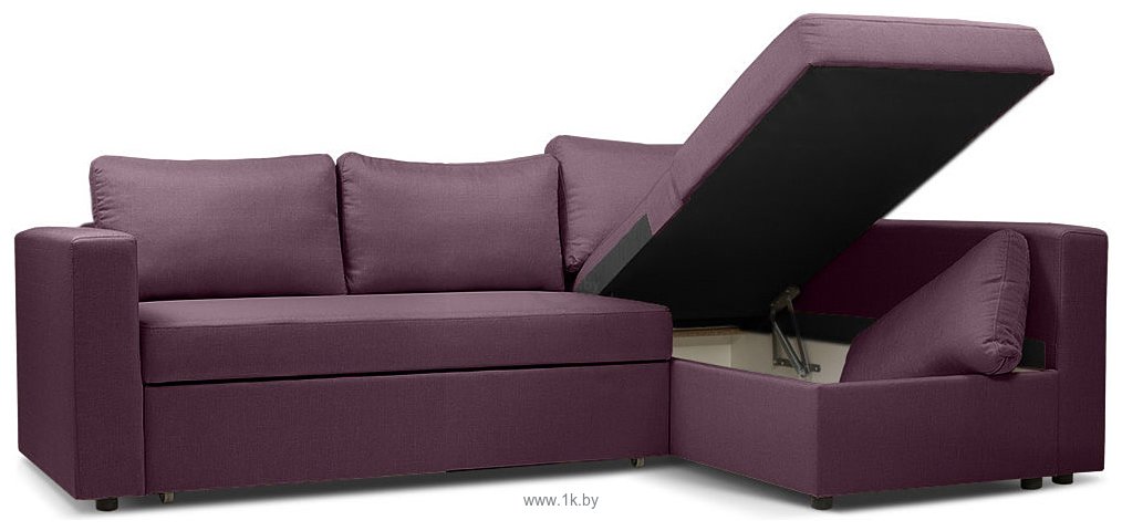 Фотографии Divan Милбург Textile Purple (рогожка, фиолетовый)