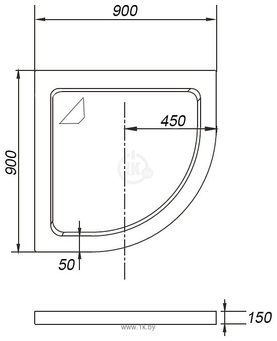 Фотографии WeltWasser WFR 90/15 90x90