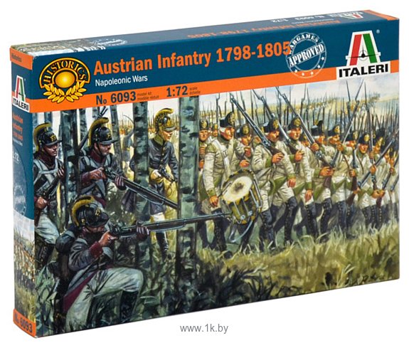 Фотографии Italeri 6093 Austrian Infantry 1798 1805