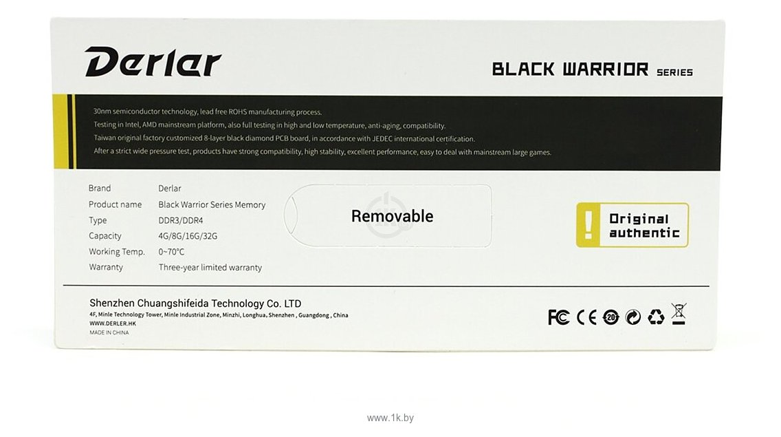 Фотографии Derlar Black Warrior 2x8GB-3000-BW