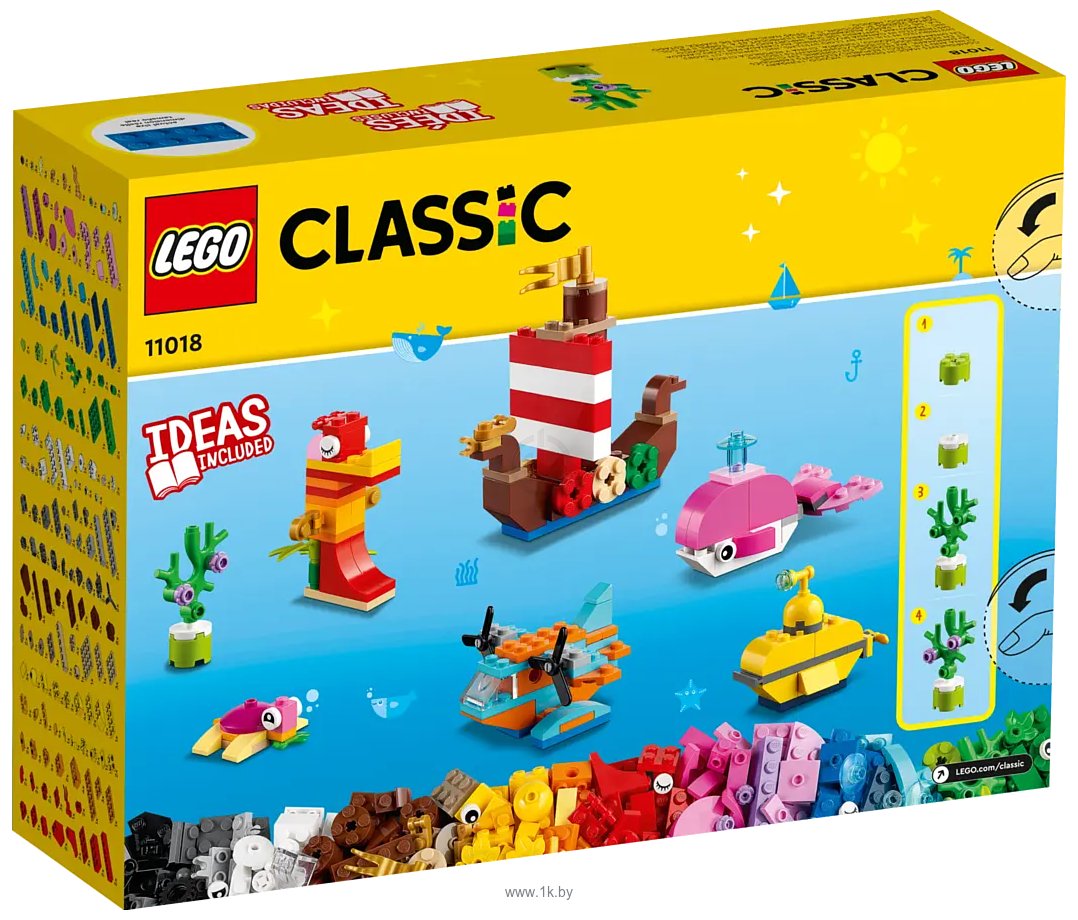 Фотографии LEGO Classic 11018 Творческое веселье в океане