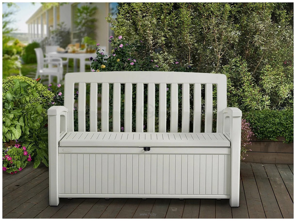 Фотографии Keter Patio Bench (белый)