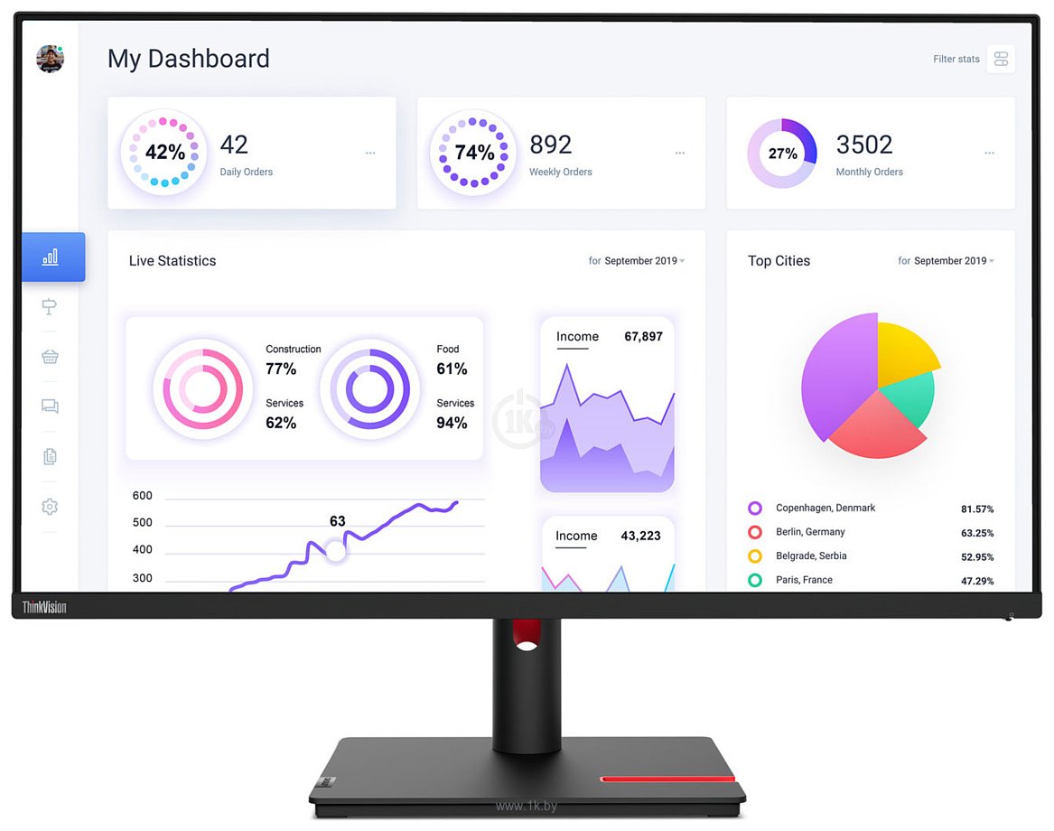 Фотографии Lenovo ThinkVision T32p-30 63D2GAT1EU