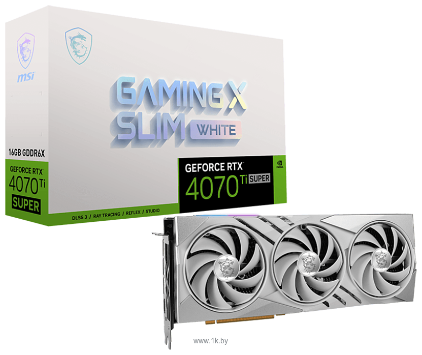 Фотографии MSI GeForce RTX 4070 Ti Super 16G Gaming X Slim White