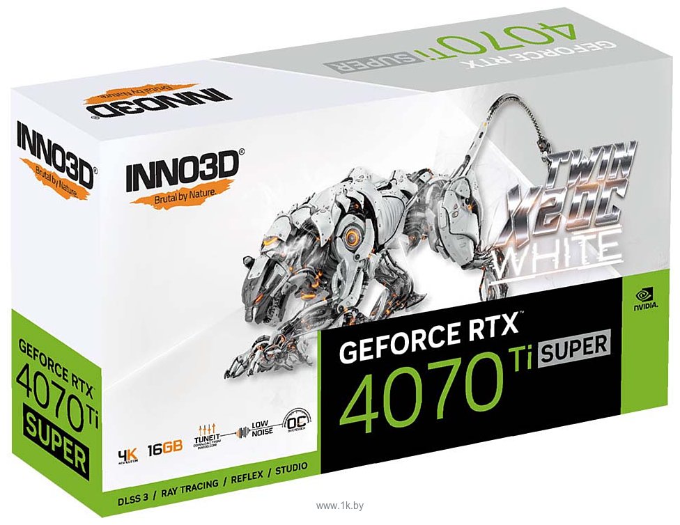 Фотографии Inno3D GeForce RTX 4070 Ti Super Twin X2 OC White (N407TS2-166XX-186156W)