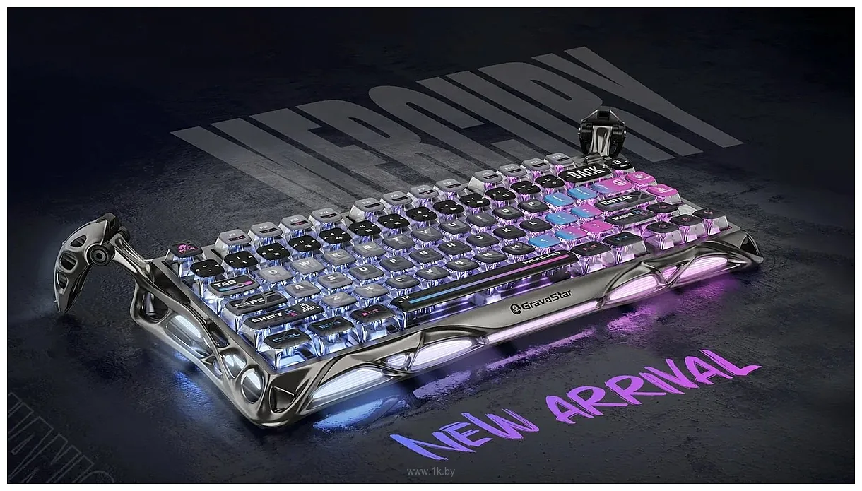 Фотографии Gravastar Mercury K1 Pro Special Edition Cyberpunk GravaStar x Kailh Speedy Mint